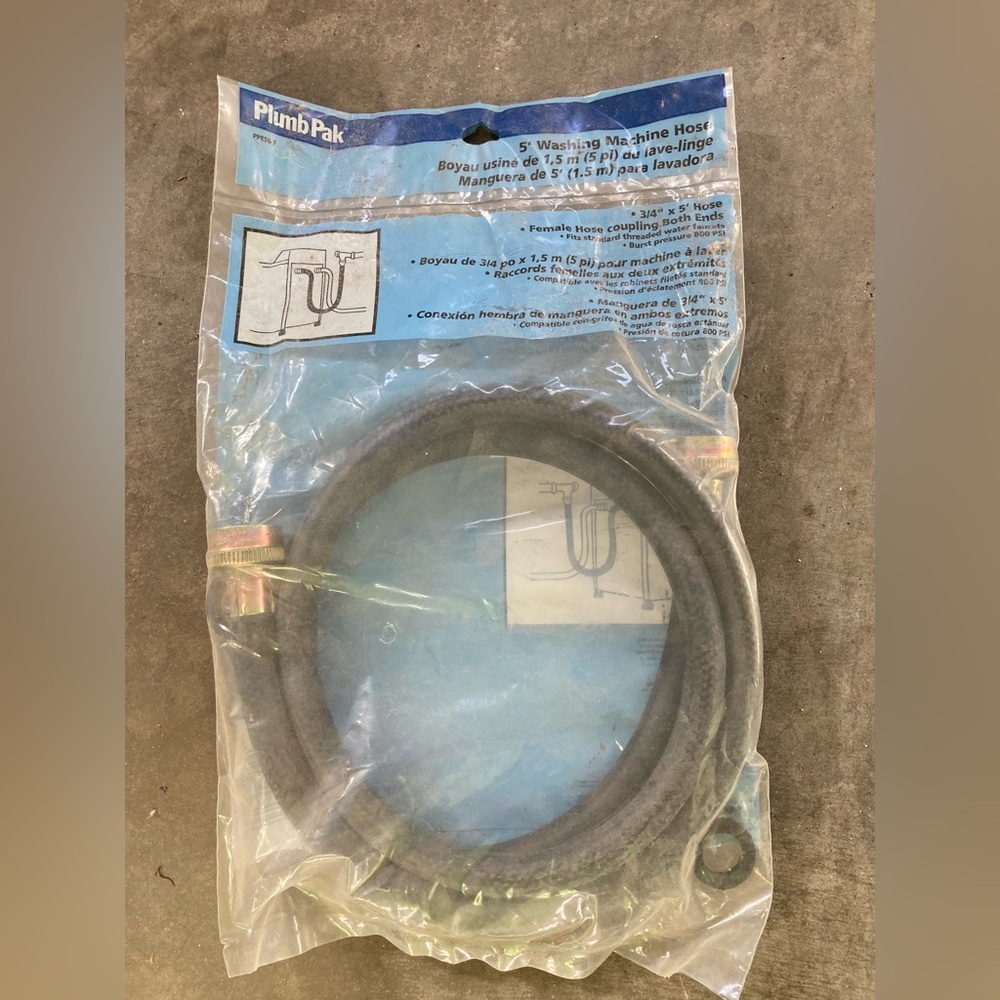 washing machine hose 5 foot